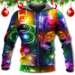Neon Christmas Santa Tree Snowman Hoodie For Festive Days Casual Adventures And Thoughtful Seasonal Gifting