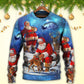 Christmas Santa Xmas Is Coming Night Sweater For Family Gatherings Winter Travel And Everyday Seasonal Comfort