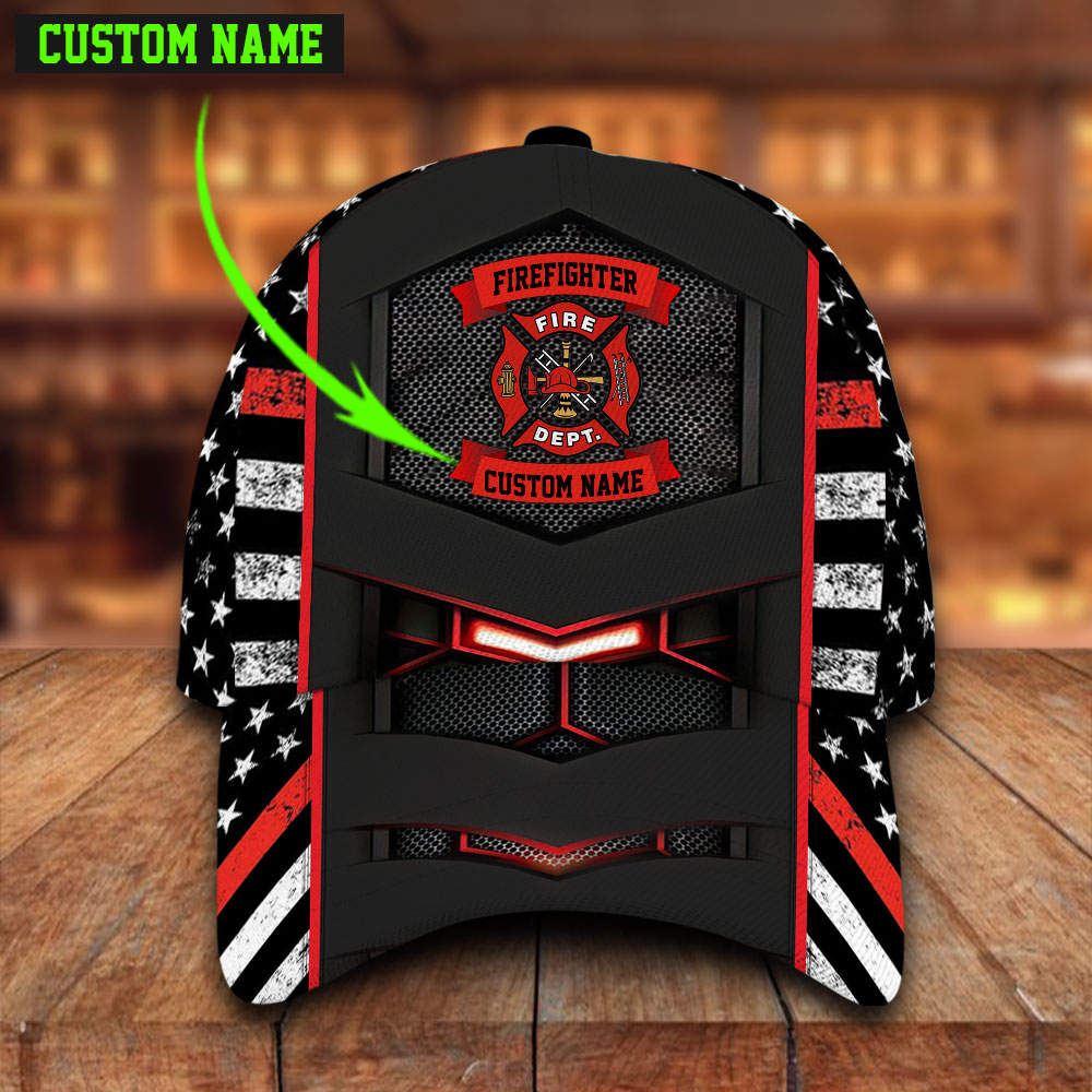 Firefighter Service Custom Classic Cap For Beach Vacations Outdoor Trips And Everyday Comfort