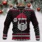 Santa Retro Nordic Pattern - 3D Hoodie