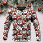 Cute Funny Christmas Santa Reindeer Hoodie For Christmas Gatherings Outdoor Trips And Relaxed Seasonal Style