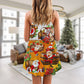 Christmas Dear Santa Heres Your Beer V-Neck Sleeveless Cami Dress For Outdoor Events And Comfortable Summer Outfits