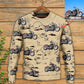 Motorcycle Desert Cactus Mountain Sweater For Motorsport Fans Travel Parties And Relaxed Daily Outfits