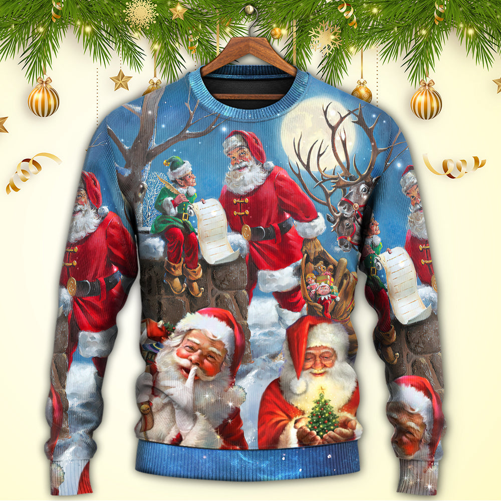 Christmas Funny Santa Elf Xmas Is Coming Sweater For Seasonal Parties Cozy Gatherings And Thoughtful Holiday Gifts