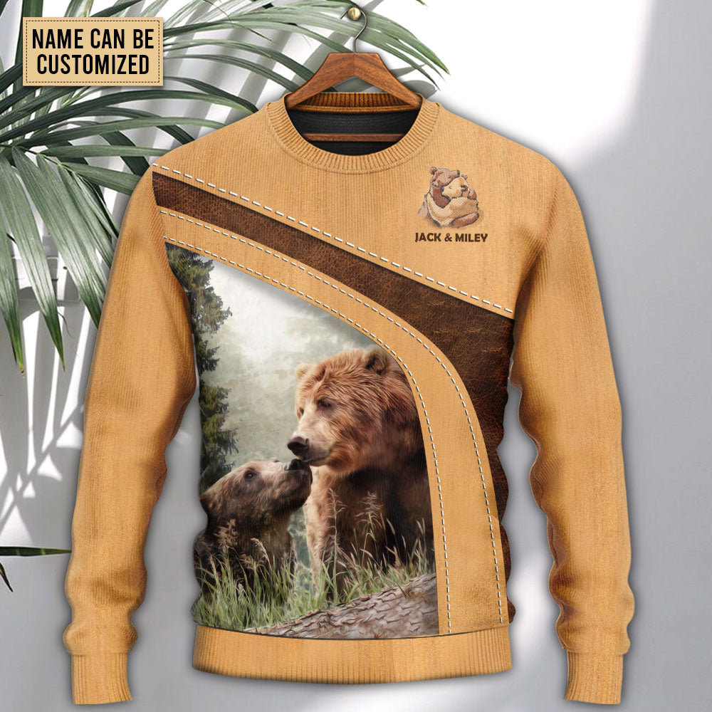 Old Bear Honey Sweater For Casual Styling Weekend Outings And Creative Gift Giving