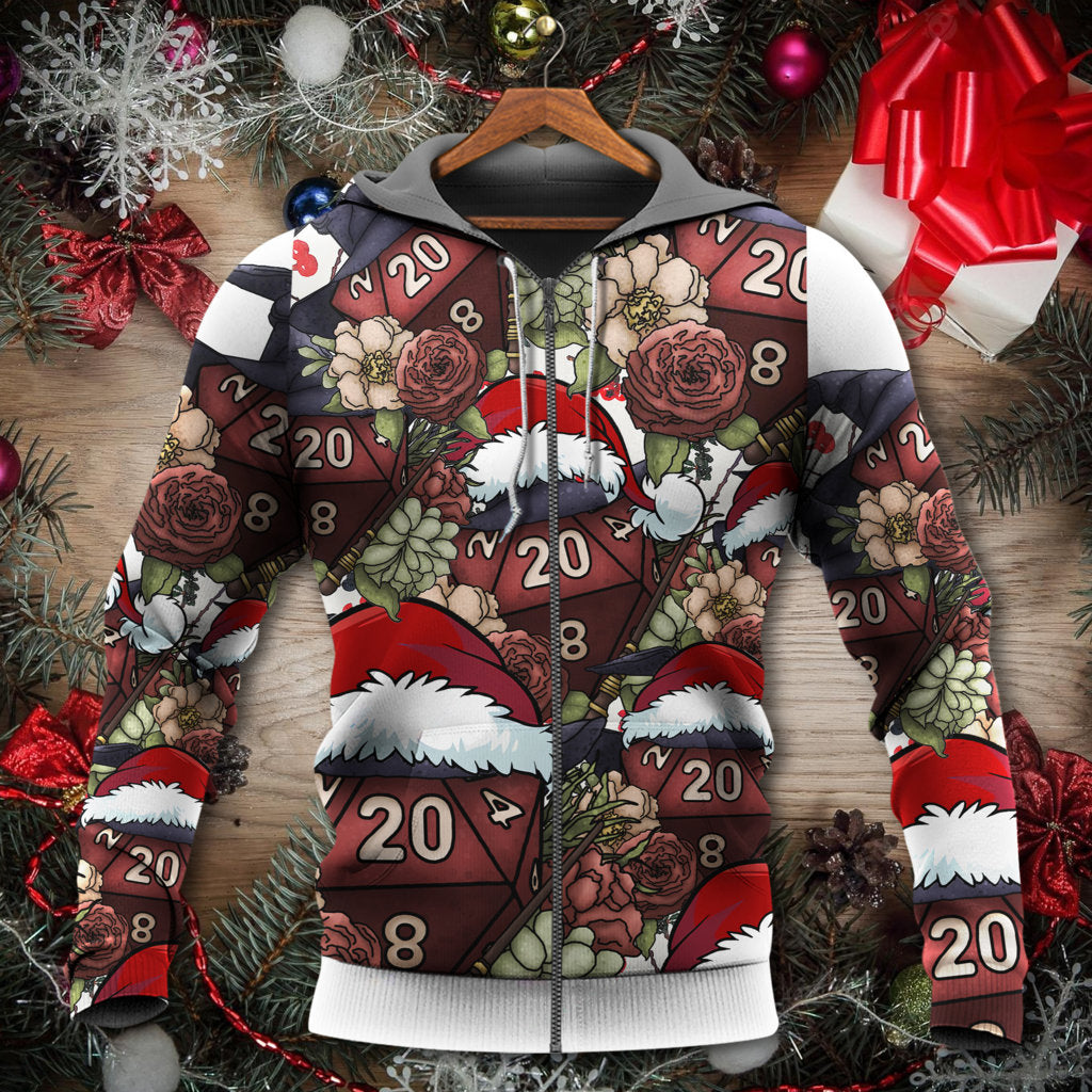 Christmas Dice Witchy Holiday Vibe Hoodie For Holiday Parties Weekend Outings And Cheerful Gift Giving