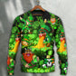 Irish Viking Skull Leprechaun Gnome Sweater For Mythic Art Fans Travel Adventures And Distinctive Gifting