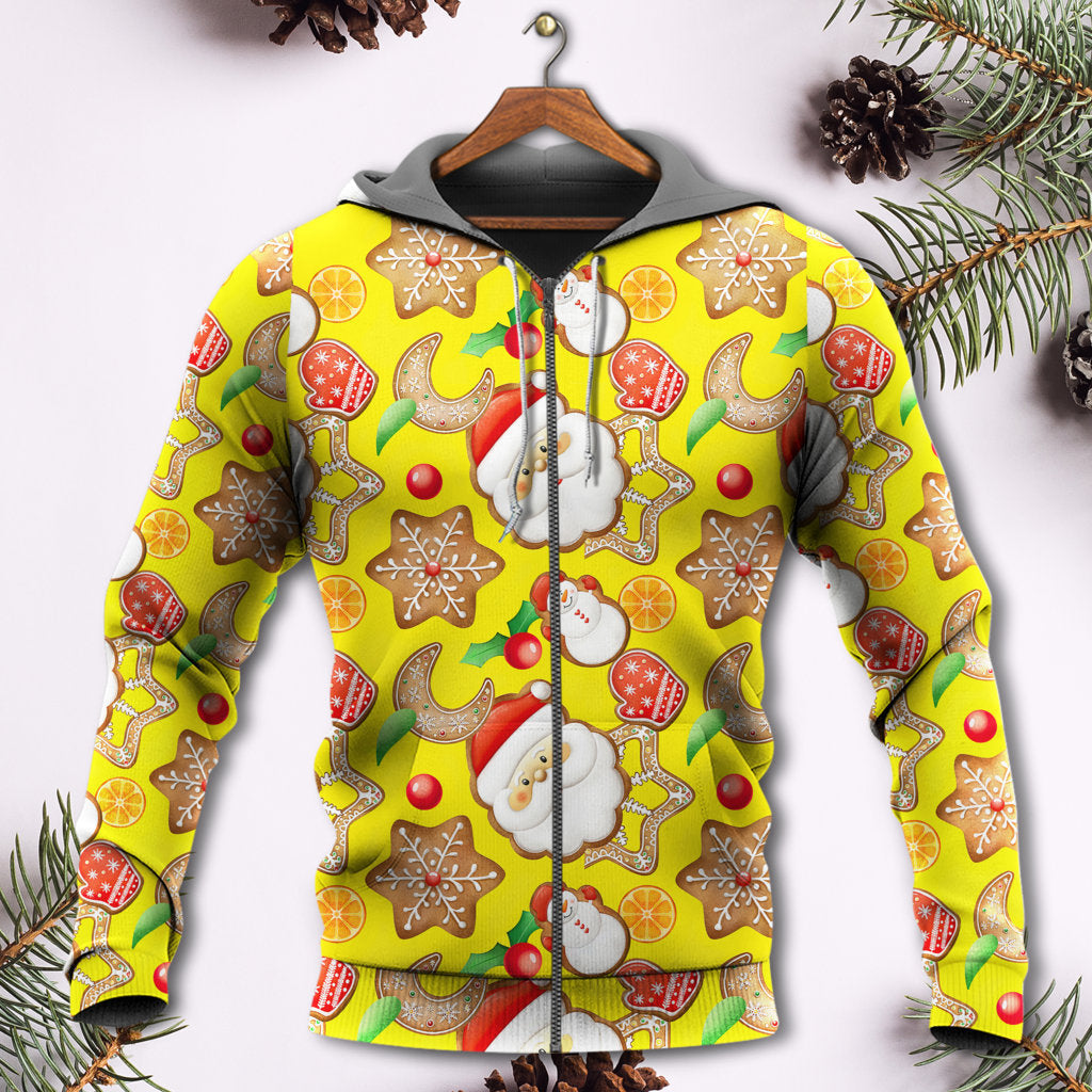 Christmas Santa Snowman Gingerbread Sweet Hoodie For Holiday Vacations Winter Events And Everyday Comfort
