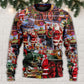 Santa Snow Village Spirit Of Giving Sweater For Festive Parties Family Photos And Comfortable Seasonal Wear