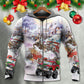 Christmas Car Run Holiday Cheer Hoodie For Holiday Gatherings Winter Travel And Seasonal Gifting