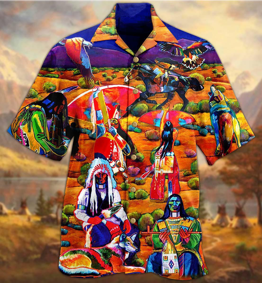 Traditional Heritage Portrait Red Hawaiian Shirt Fabric Pattern Detail For Coastal Travel