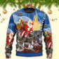 Christmas Santa Reindeer Gift Sweater For Festive Events Weekend Outings And Comfortable Winter Style