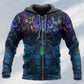 Colorful Dark Owl Witch Hoodie For Halloween Parties Autumn Outings And Spooky Everyday Style