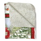 Cardinal Red Truck Christmas Flannel Blanket For Cozy Bedroom Sofa Decor