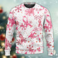 Breast Cancer Pink Ribbon Merry Christmas Sweater For Holiday Parties Family Gatherings And Seasonal Gift Giving