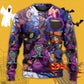 Halloween Funny Witch Pumpkin Magic Forest Sweater For Art Lovers Holidays Parties And Comfortable Wear