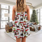 Snowman Family Christmas Joy V-Neck Sleeveless Cami Dress For Festive Events And Casual Summer Styling