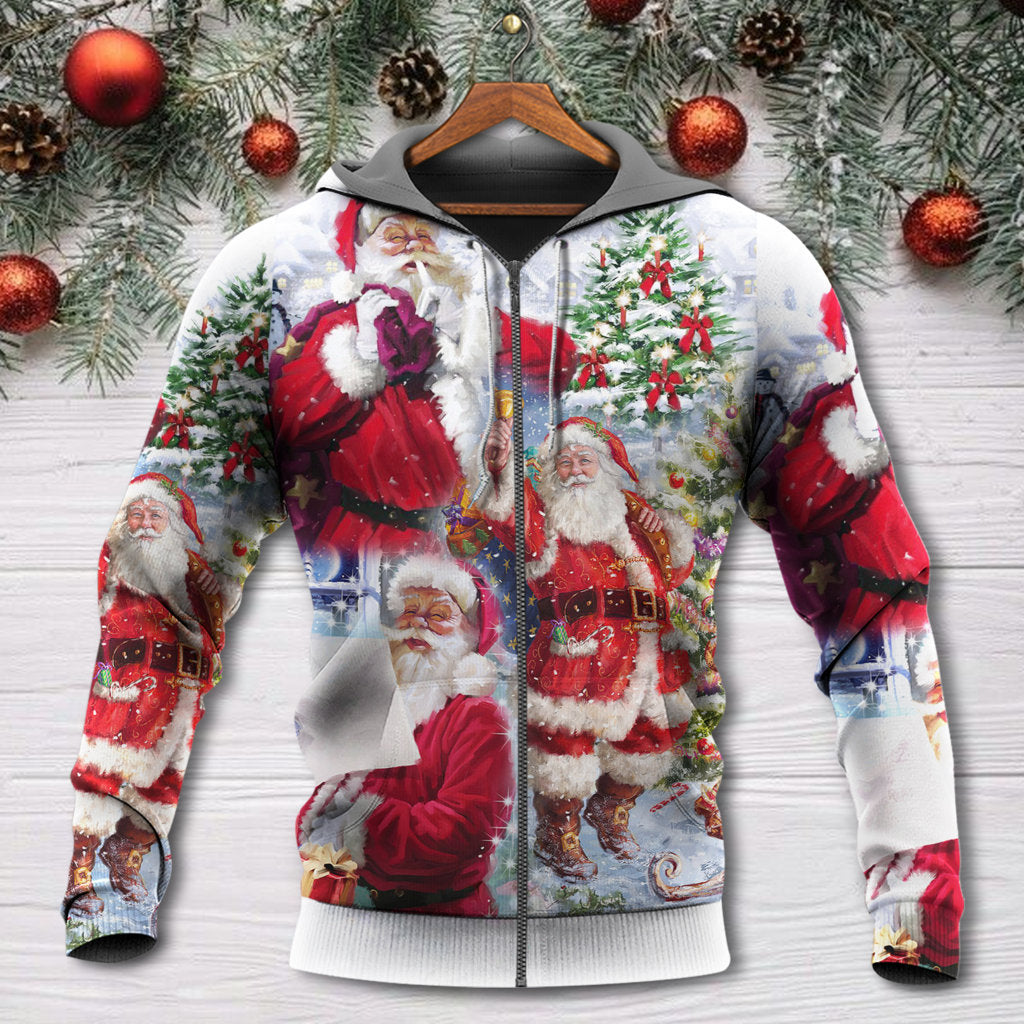 Christmas Santa Coming Hoodie For Seasonal Parties Casual Wear And Thoughtful Holiday Gifts