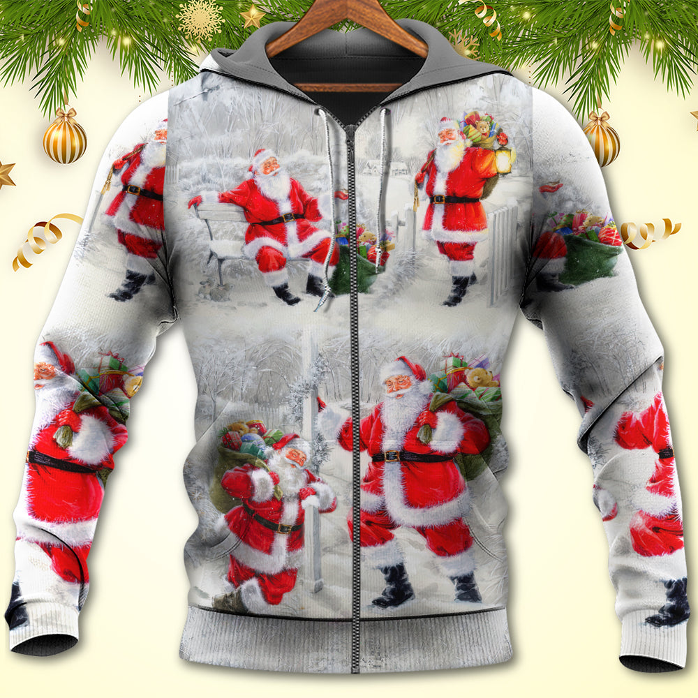 Christmas Santa Holiday Companion Hoodie For Winter Adventures Family Gatherings And Festive Everyday Style