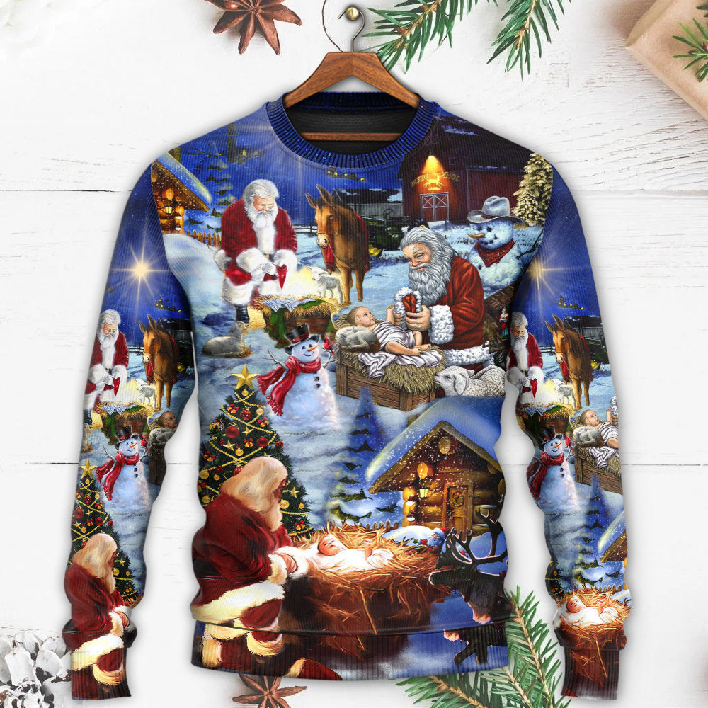 Christmas Jesus Best Gift Ever Sweater For Family Gatherings Winter Travel And Everyday Seasonal Comfort