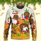 Christmas Santa Drunk Beer Funny Happy Holiday Sweater For Festive Parties Family Photos And Comfortable Seasonal Wear