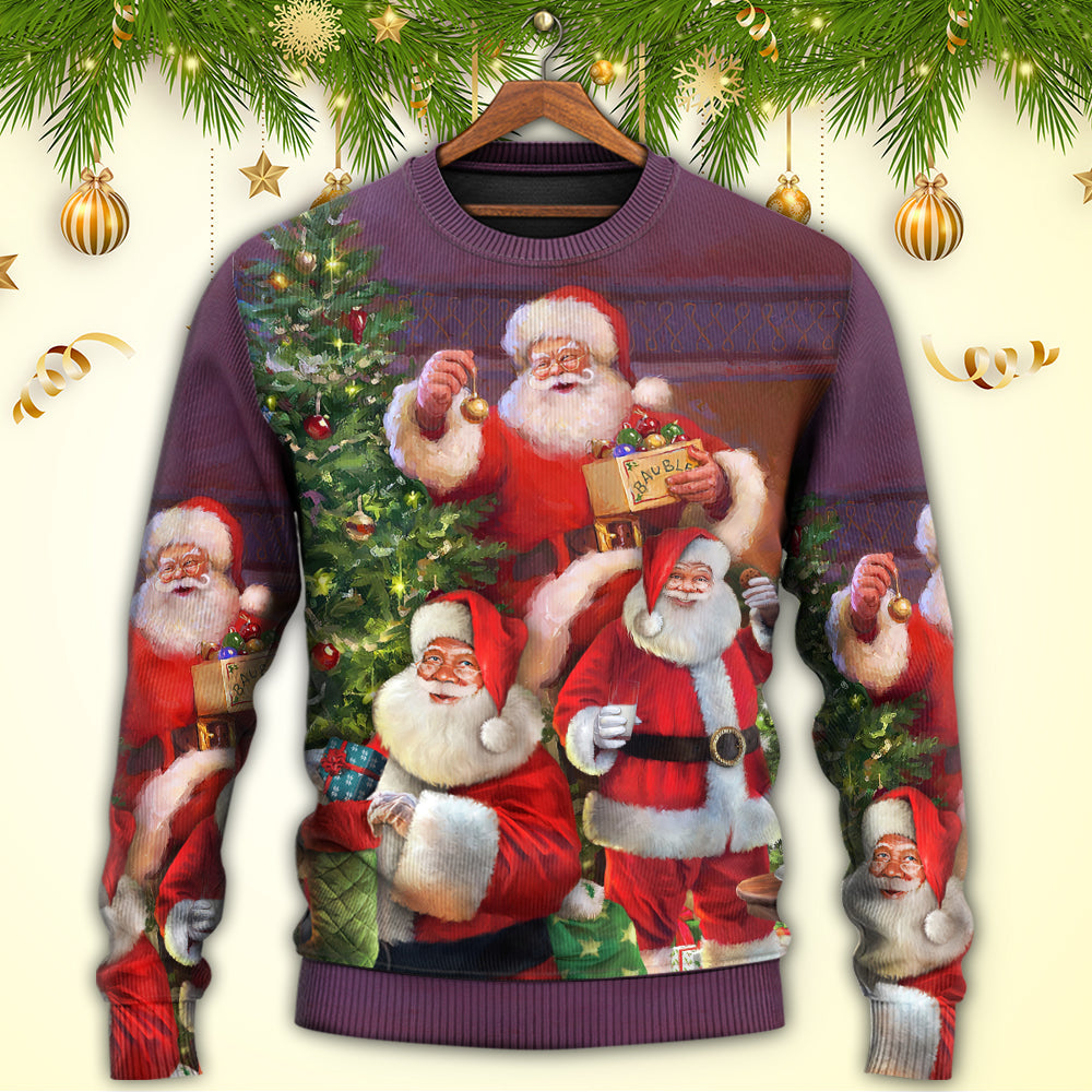 Christmas Funny Santa Gift Happy Sweater For Winter Celebrations Family Events And Thoughtful Gifting