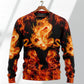 Dragon Fireball Fantasy Madness Sweater For Playful Everyday Outfits Travel And Comfortable Daily Wear