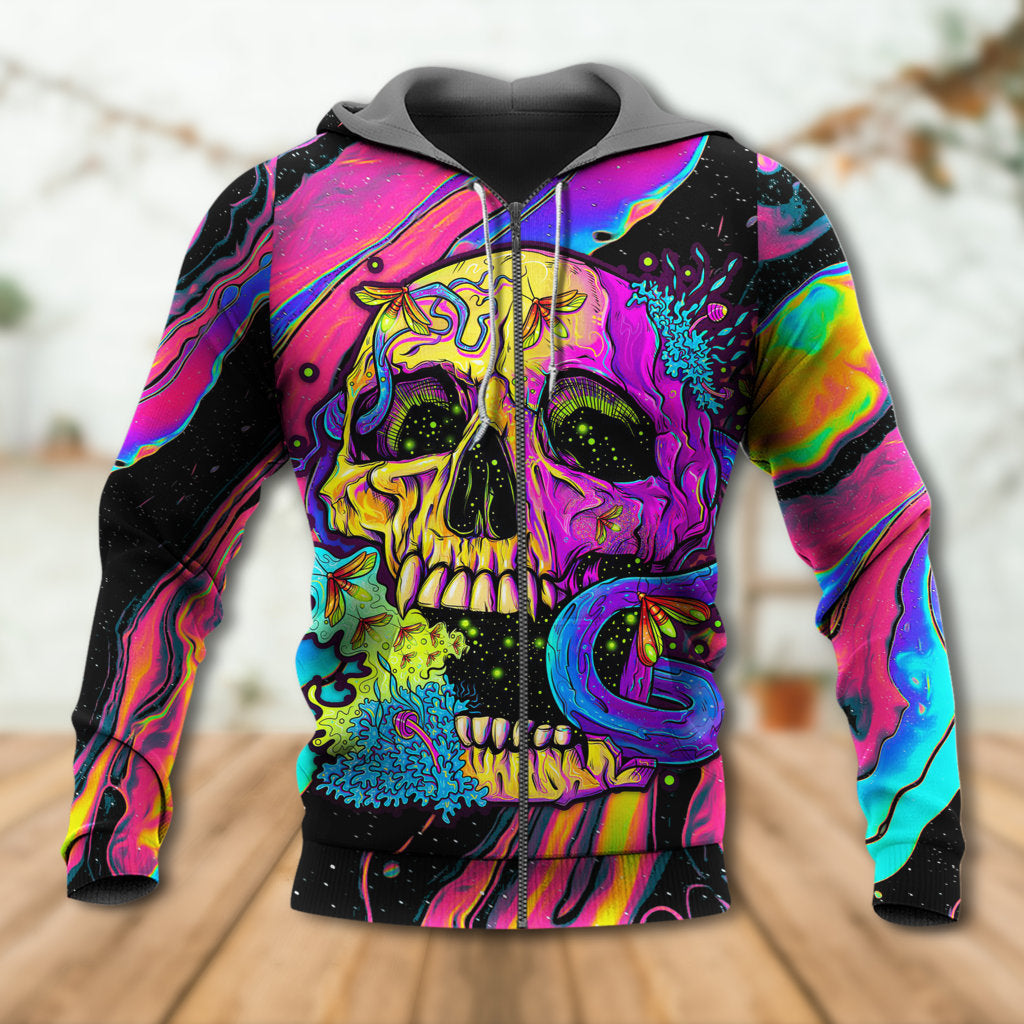 Neon Skull Moth Night Butterfly Hoodie For Gothic Art Lovers Daily Wear And Weekend Adventures