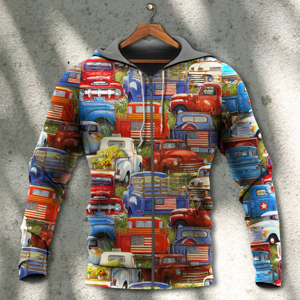 Truck Packed Transport Hoodie For Garage Inspired Outfits Travel And Comfortable Style