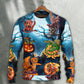 Halloween Dragon Pumpkin Night Sweater For Alternative Outfits Seasonal Events And Everyday Comfort