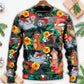Christmas Dog Santa Merry Xmas Sweater For Festive Family Events Casual Wear And Holiday Gift Giving