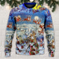 Christmas Playful Santa Holiday Sweater For Family Gatherings Winter Travel And Everyday Seasonal Comfort