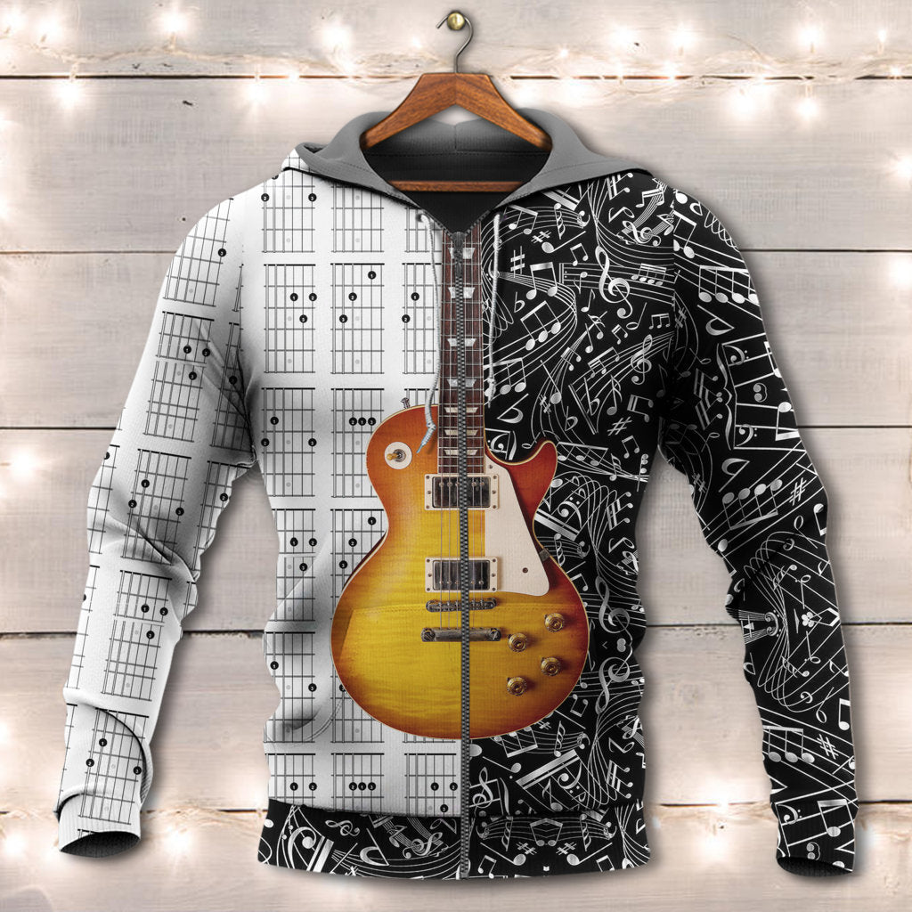 Black White Bass Guitar Musician Hoodie For River Adventures Outdoor Events And Everyday Style