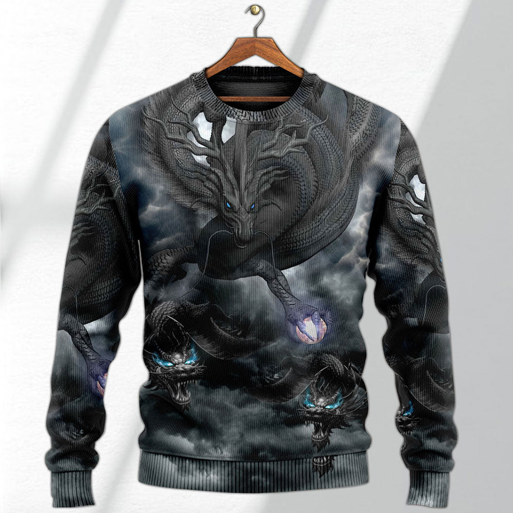 Dragon Power Fantasy Sweater For Animal Lovers Casual Wear Holidays And Thoughtful Gifting