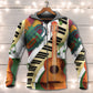 Vintage Classic Guitar Music Hoodie For Musicians Weekend Travel And Thoughtful Gift Giving