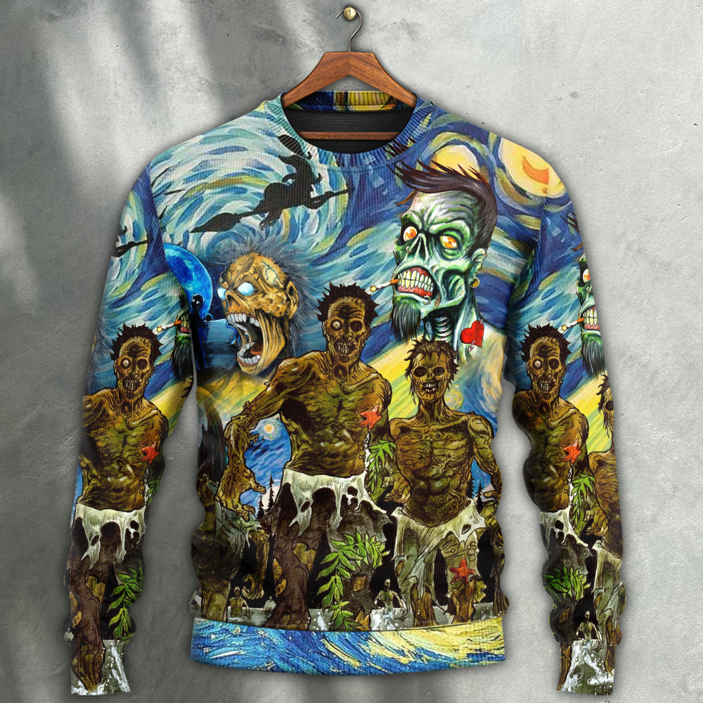 Halloween Funny Night Fantasy Sweater For Halloween Events Weekend Outings And Creative Gift Giving