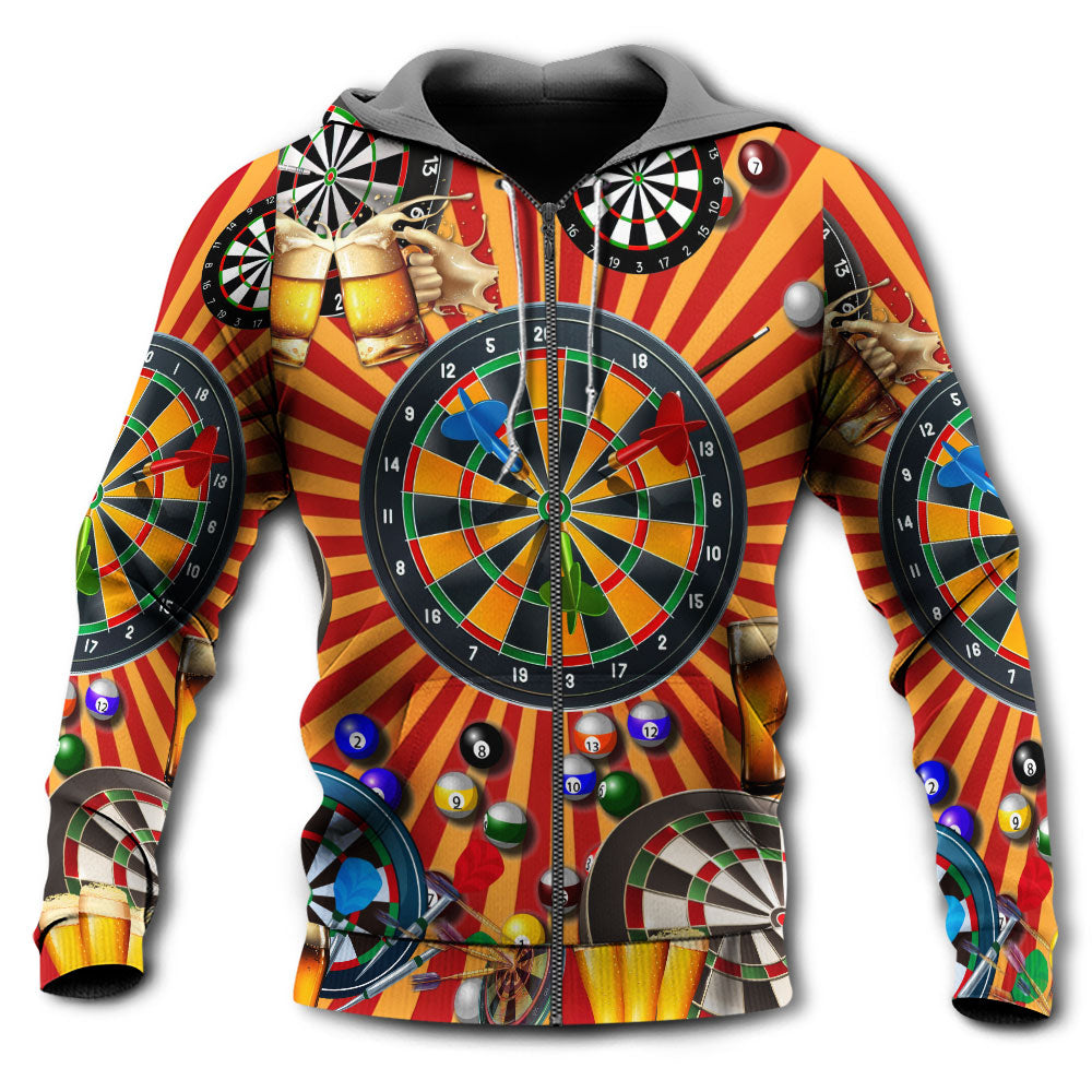 Darts Player Beer Life Hoodie For Active Weekend Plans Comfortable Style And Gifting