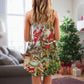 Christmas Santa Toy Workshop Theme – Women's Summer Sleeveless V-Neck Camisole Dress