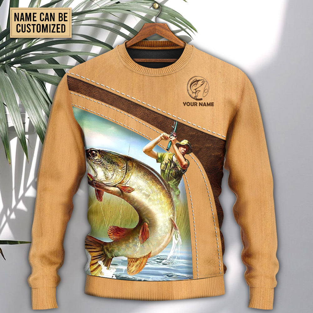 Old Fisherman And Big Catch Sweater For Travel Holidays Casual Events And Comfortable Styling
