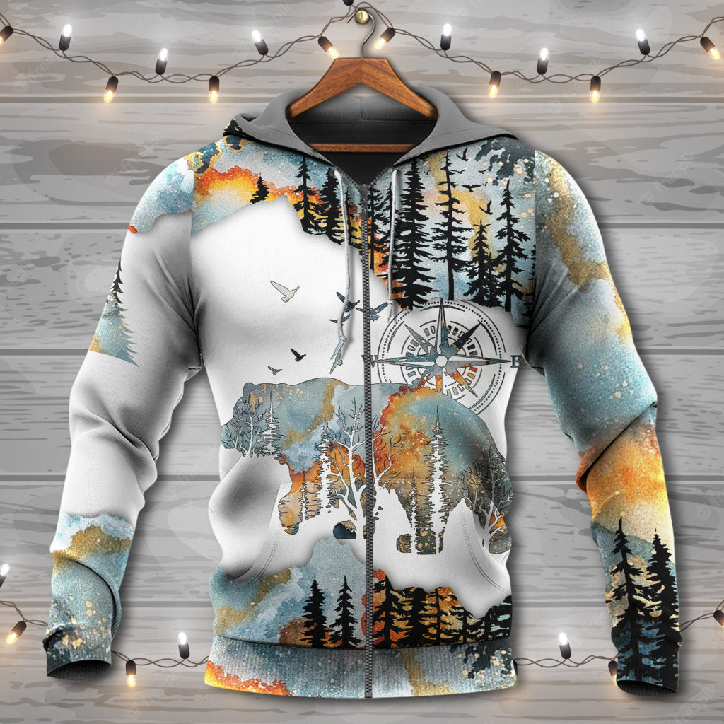 Camping Forest Escape Mind Free Hoodie For Hobby Inspired Style Outdoor Adventures And Comfort