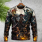 Skull Fantasy Ghost Pirate Sweater For Casual Wear Parties And Thoughtful Gifting