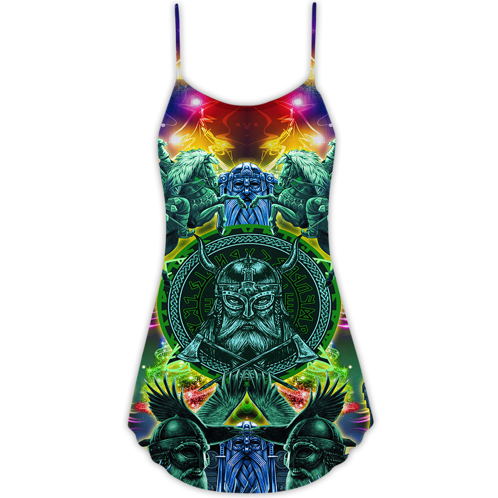 Nordic Green Christmas Style V-Neck Sleeveless Cami Dress For Festive Events And Casual Summer Styling