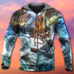 Dragon Battle Gods Hoodie For Fantasy Art Lovers Travel Activities And Streetwear
