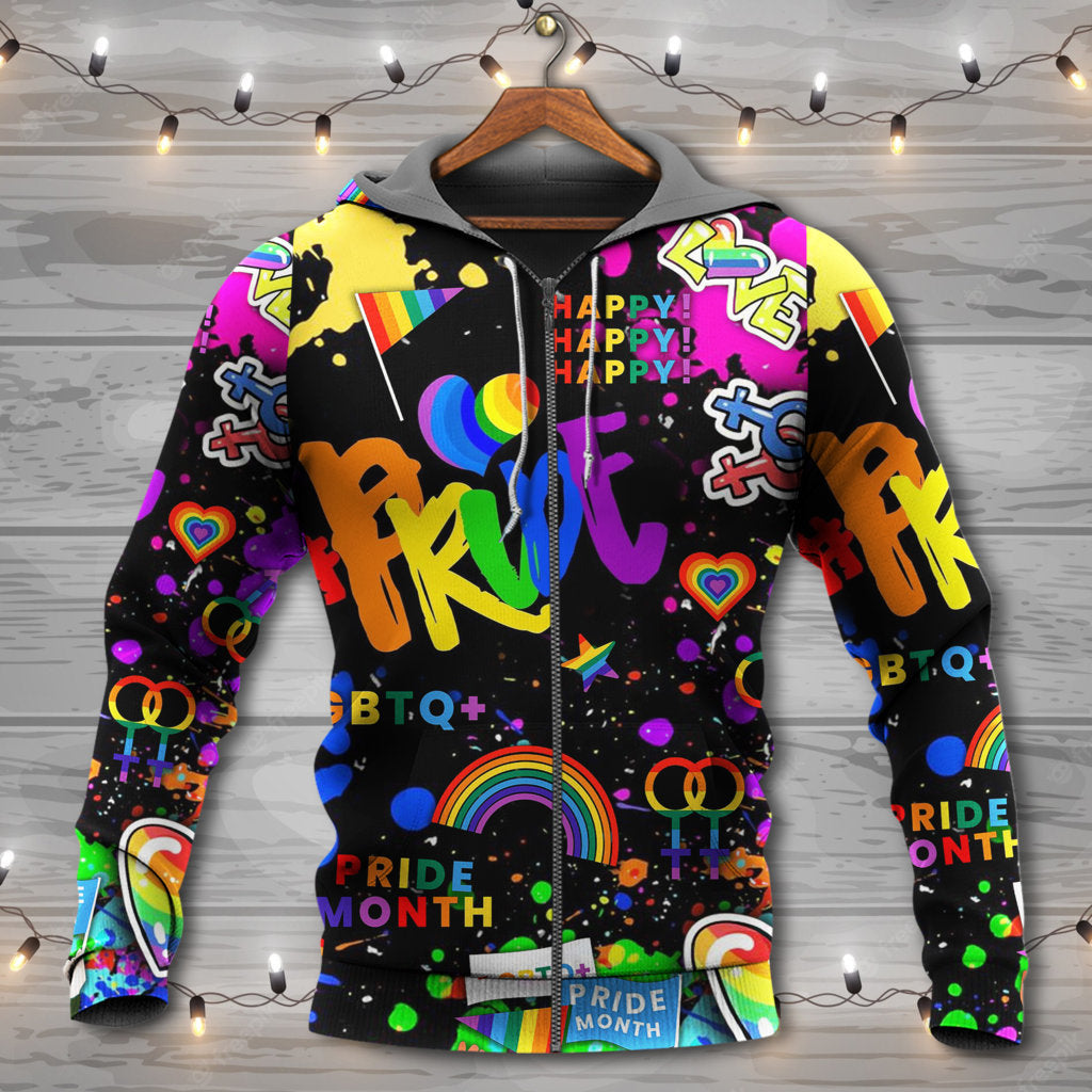 Colorful Pride Unity Hoodie For Colorful Celebrations Casual Travel And Everyday Comfort
