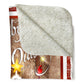 Cardinal Snowman Christmas Flannel Blanket For Cozy Bedroom Sofa Decor