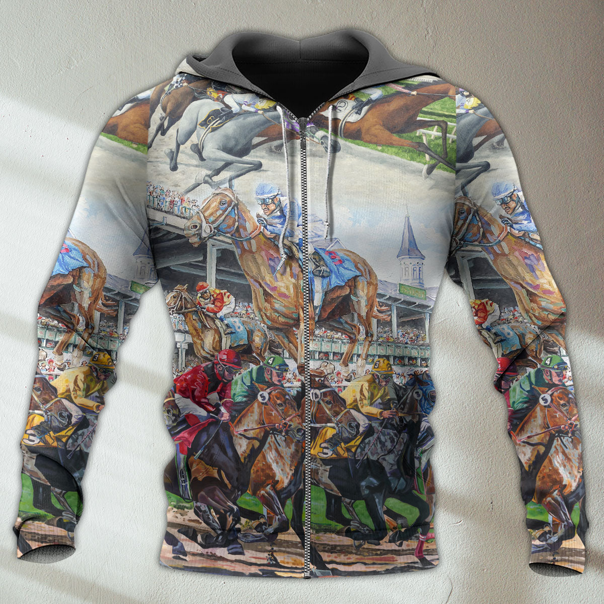 Strong Horse Racing Brave Hoodie For Western Casual Wear Travel And Thoughtful Gifting