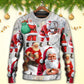 Christmas Santa Story Funny Sweater For Family Gatherings Winter Travel And Everyday Seasonal Comfort