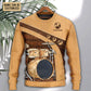 Vintage Drummer And Lady Stick Sweater For Distinctive Style Travel Adventures And Creative Gifts