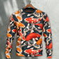 Colorful Koi Fish Swimming Sweater For Seaside Adventures Outdoor Events And Relaxed Daily Style