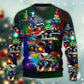 Car Christmas Neon Sweater For Holiday Parties Family Gatherings And Seasonal Gift Giving